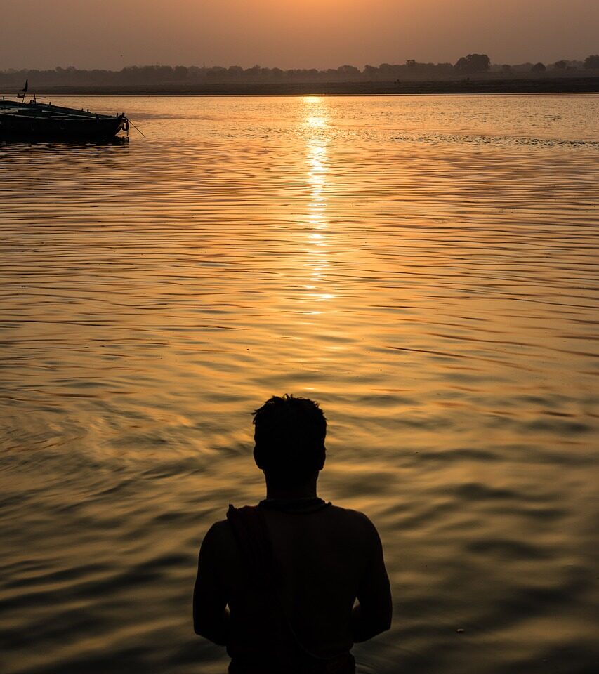 india, varanasi, ganges